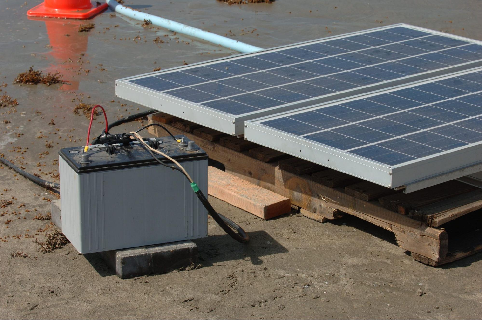 solar battery installation 
